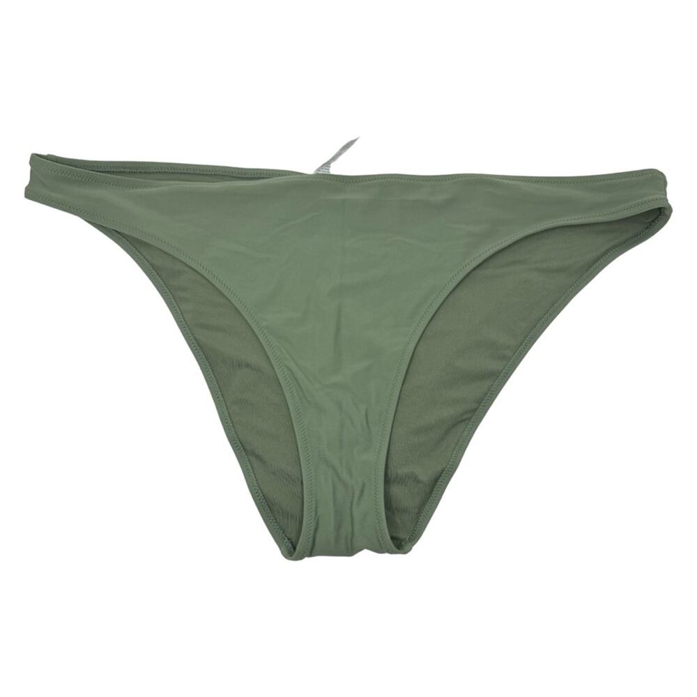 Aerie Cheeky Bikini Bottom Low Cut‎ Olive Army Green Size XXL Vacation Beach NEW